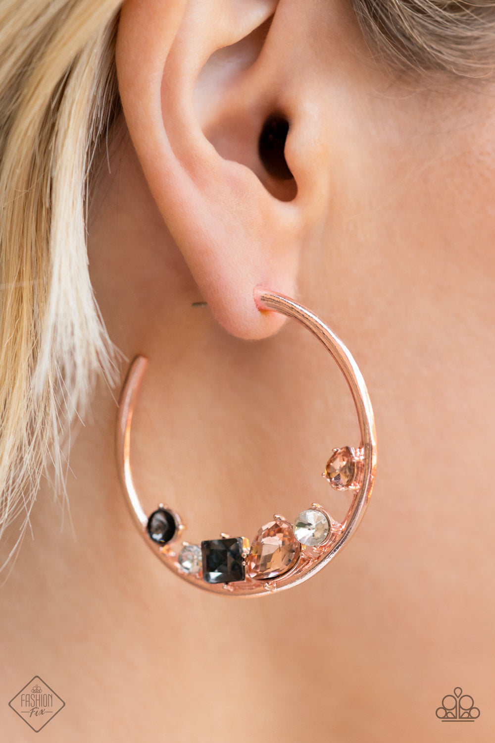 Attractive Allure - Rose Gold Hoop